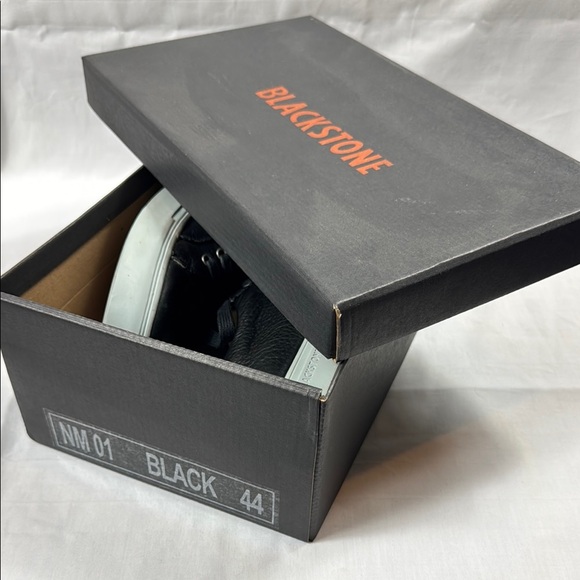 Blackstone NM01 Black Leather Men Shoes - Picture 6 of 6